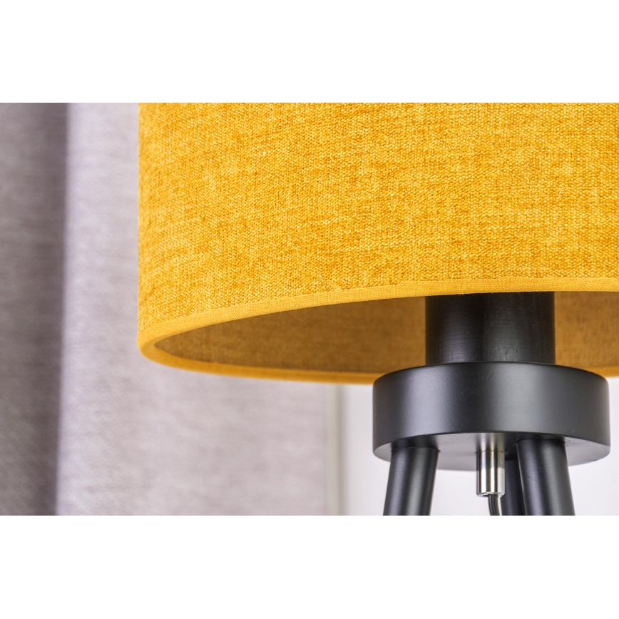 Duolla - Lámpara de mesa OVAL 1xE27/15W/230V diá. 30 cm marrón
