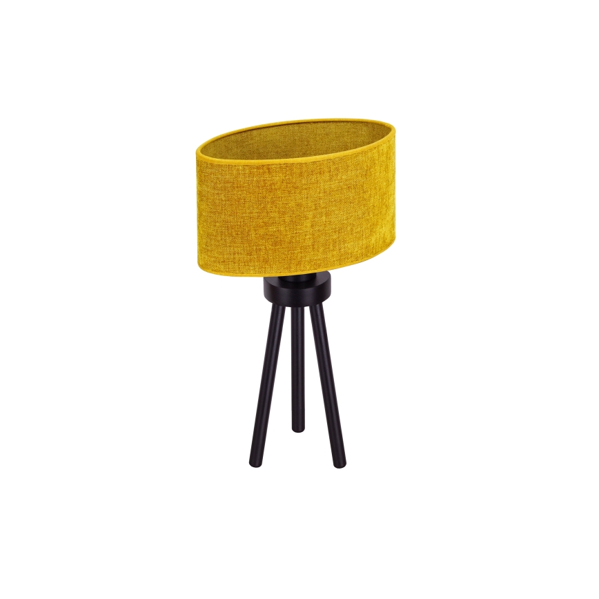 Duolla - Lámpara de mesa OVAL 1xE27/15W/230V diá. 30 cm marrón