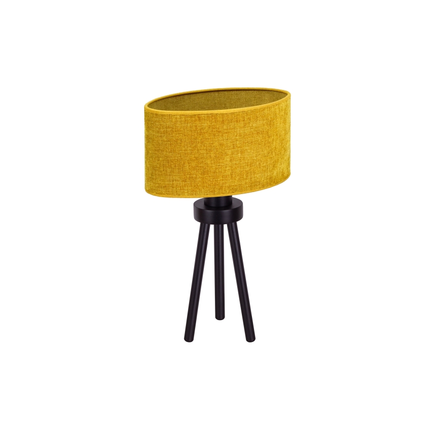 Duolla - Lámpara de mesa OVAL 1xE27/15W/230V diá. 30 cm marrón