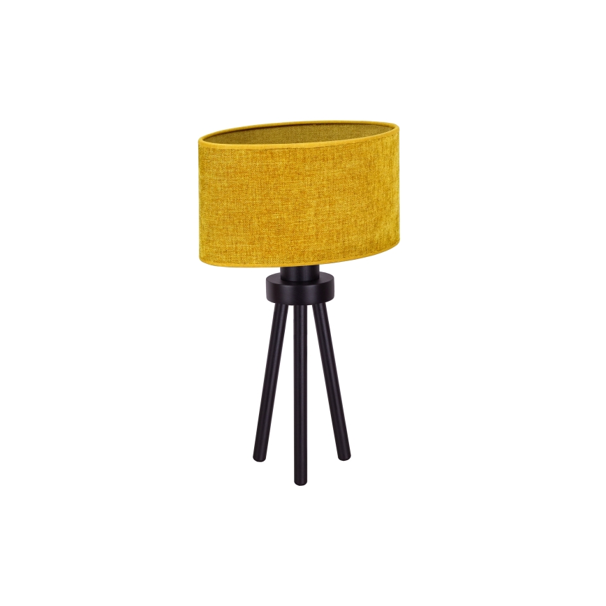 Duolla - Lámpara de mesa OVAL 1xE27/15W/230V diá. 30 cm marrón