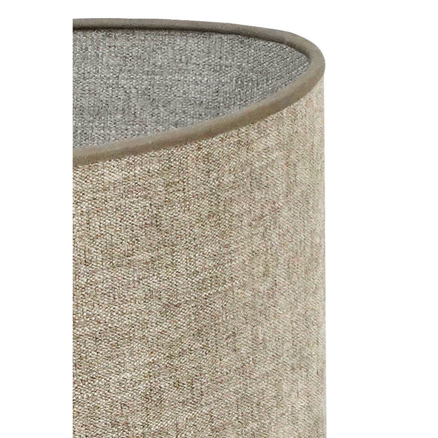 Duolla - Lámpara de mesa OVAL 1xE27/15W/230V diá. 30 cm marrón