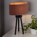 Duolla - Lámpara de mesa OVAL 1xE27/15W/230V diá. 30 cm rosa