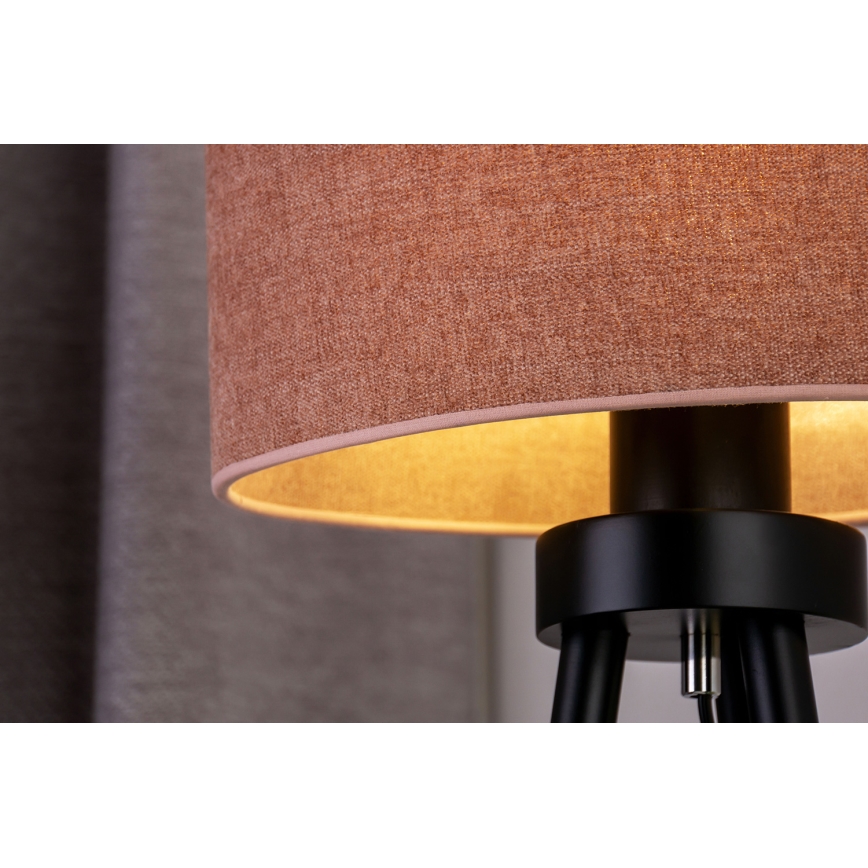 Duolla - Lámpara de mesa OVAL 1xE27/15W/230V diá. 30 cm rosa