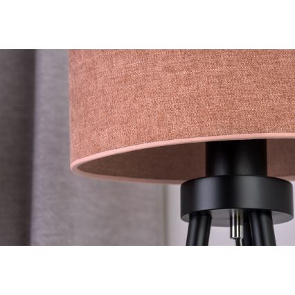 Duolla - Lámpara de mesa OVAL 1xE27/15W/230V diá. 30 cm rosa