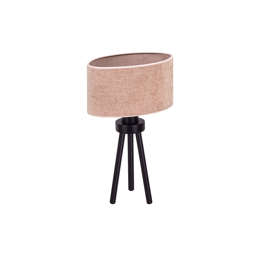 Duolla - Lámpara de mesa OVAL 1xE27/15W/230V diá. 30 cm rosa