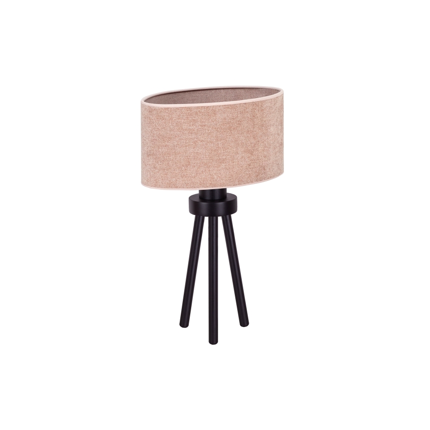 Duolla - Lámpara de mesa OVAL 1xE27/15W/230V diá. 30 cm rosa