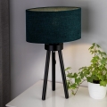 Duolla - Lámpara de mesa OVAL 1xE27/15W/230V diá. 30 cm verde