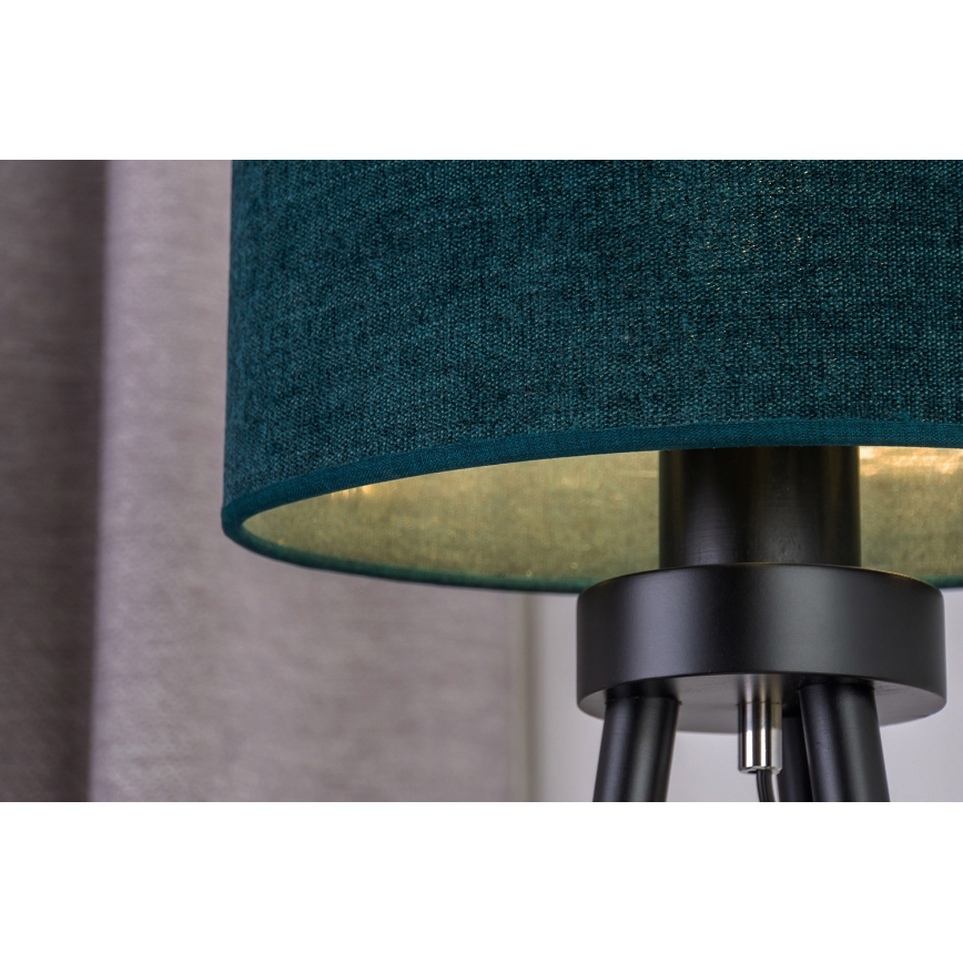 Duolla - Lámpara de mesa OVAL 1xE27/15W/230V diá. 30 cm verde