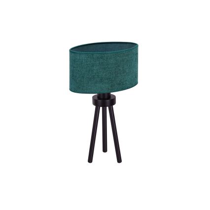 Duolla - Lámpara de mesa OVAL 1xE27/15W/230V diá. 30 cm verde