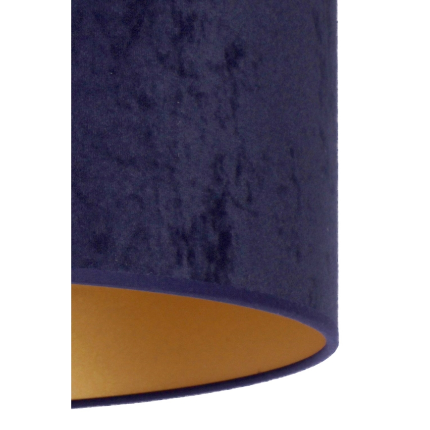 Duolla - Lámpara de mesa ROLLER 1xE14/15W/230V diá. 20 cm azul/dorado