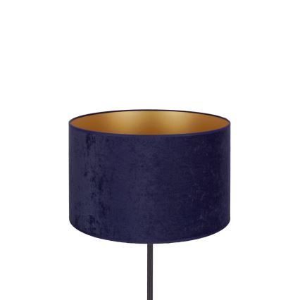 Duolla - Lámpara de mesa ROLLER 1xE14/15W/230V diá. 20 cm azul/dorado
