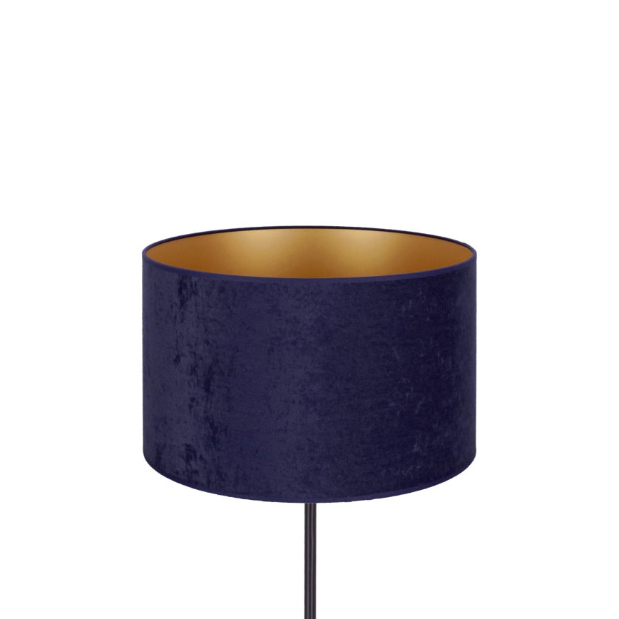 Duolla - Lámpara de mesa ROLLER 1xE14/15W/230V diá. 20 cm azul/dorado