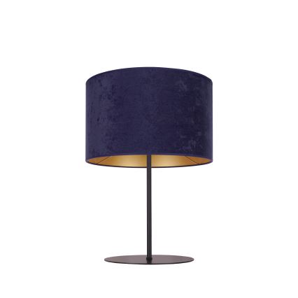 Duolla - Lámpara de mesa ROLLER 1xE14/15W/230V diá. 20 cm azul/dorado