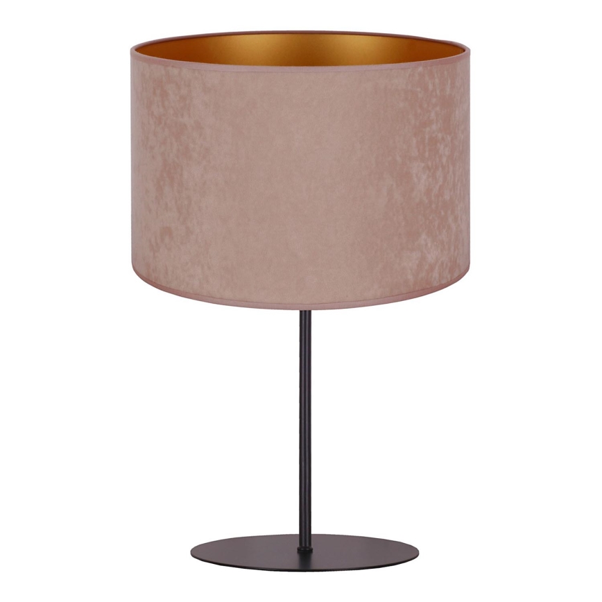 Duolla - Lámpara de mesa ROLLER 1xE14/15W/230V diá. 20 cm beige/dorado