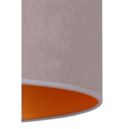 Duolla - Lámpara de mesa ROLLER 1xE14/15W/230V diá. 20 cm gris/dorado