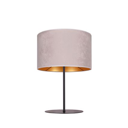 Duolla - Lámpara de mesa ROLLER 1xE14/15W/230V diá. 20 cm gris/dorado