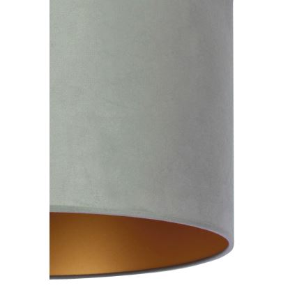 Duolla - Lámpara de mesa ROLLER 1xE14/15W/230V diá. 20 cm verde claro/dorado