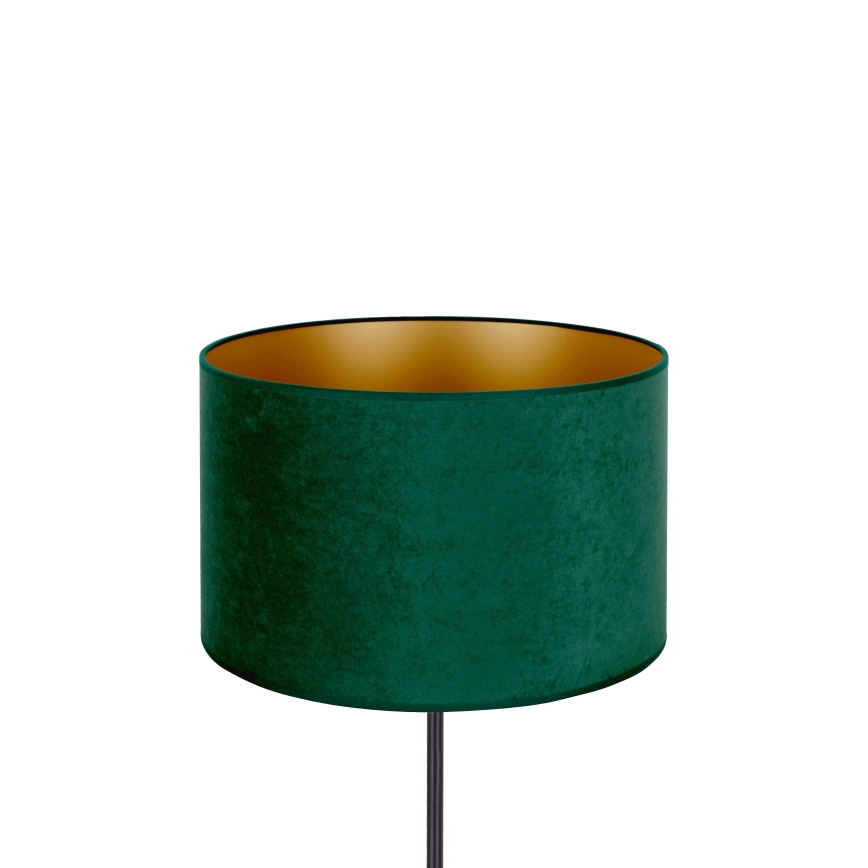 Duolla - Lámpara de mesa ROLLER 1xE14/15W/230V diá. 20 cm verde oscuro/dorado