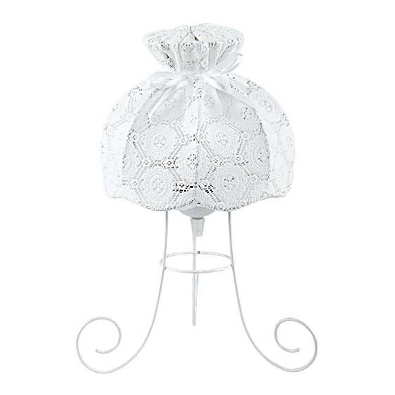 Duolla - Lámpara de mesa SYMPHONY 1xE27/40W/230V diá. 28 cm blanco