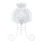 Duolla - Lámpara de mesa SYMPHONY 1xE27/40W/230V diá. 28 cm blanco