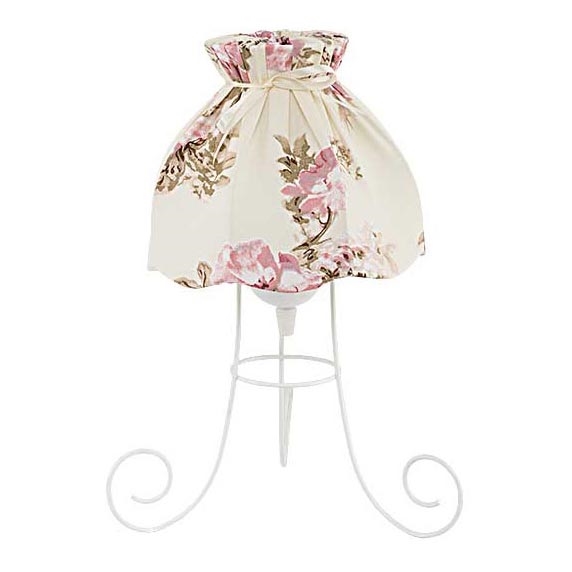 Duolla - Lámpara de mesa VIOLIN 1xE27/40W/230V diá. 28 cm rosa