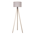 Duolla - Lámpara de pie 1xE27/60W/230V diá. 44 cm beige