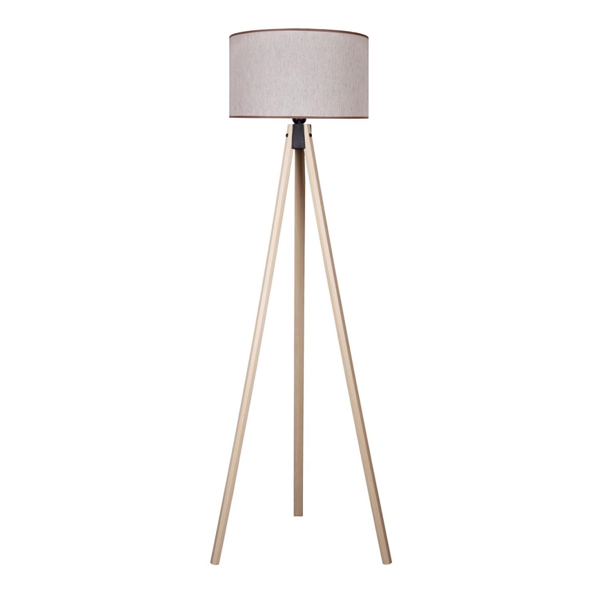 Duolla - Lámpara de pie 1xE27/60W/230V diá. 44 cm beige