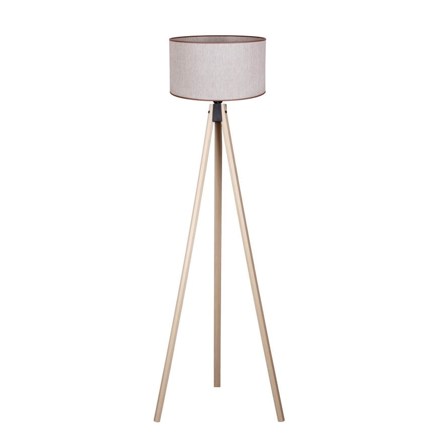 Duolla - Lámpara de pie 1xE27/60W/230V diá. 44 cm beige