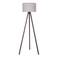 Duolla - Lámpara de pie 1xE27/60W/230V diá. 44 cm beige/marrón