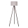 Duolla - Lámpara de pie 1xE27/60W/230V diá. 44 cm beige/marrón