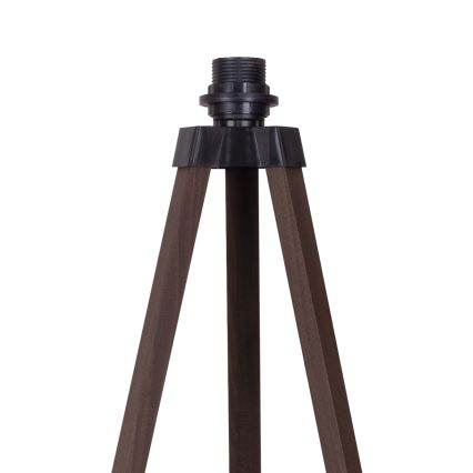 Duolla - Lámpara de pie 1xE27/60W/230V diá. 44 cm beige/marrón
