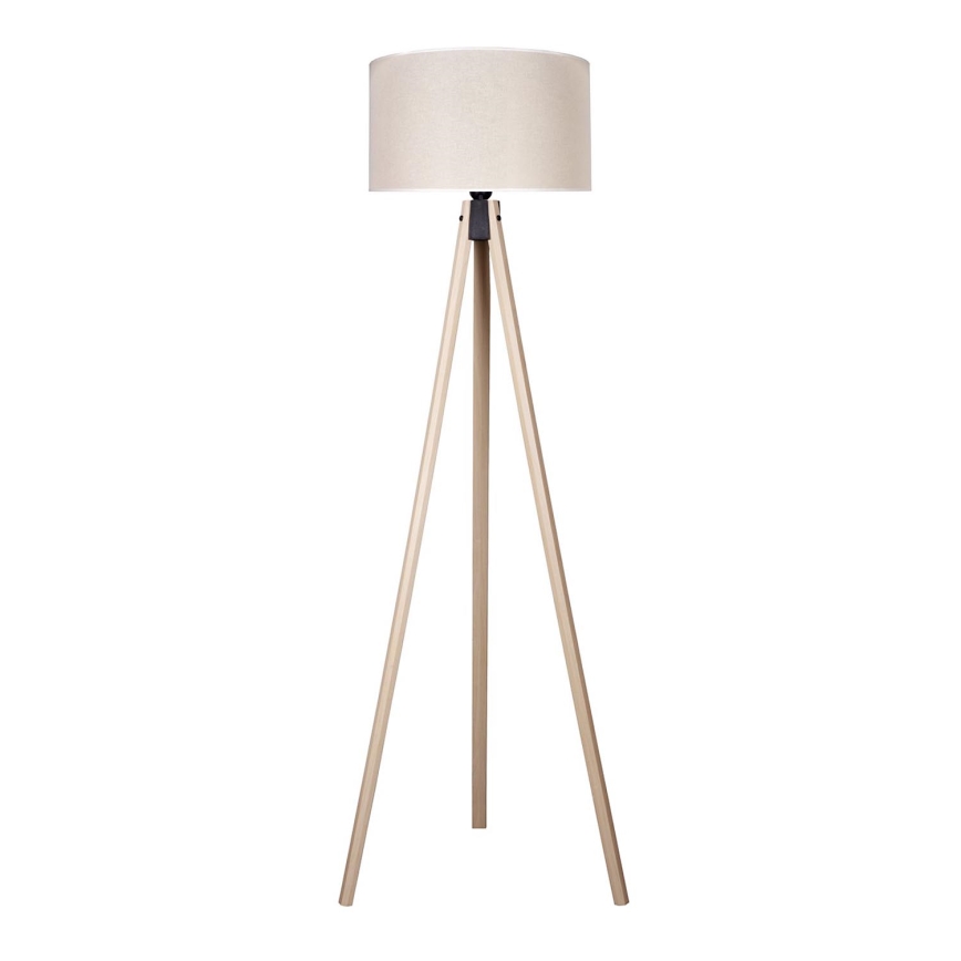 Duolla - Lámpara de pie 1xE27/60W/230V diá. 44 cm color crema/beige
