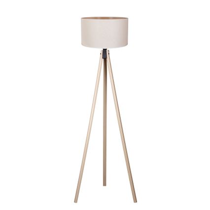Duolla - Lámpara de pie 1xE27/60W/230V diá. 44 cm color crema/beige