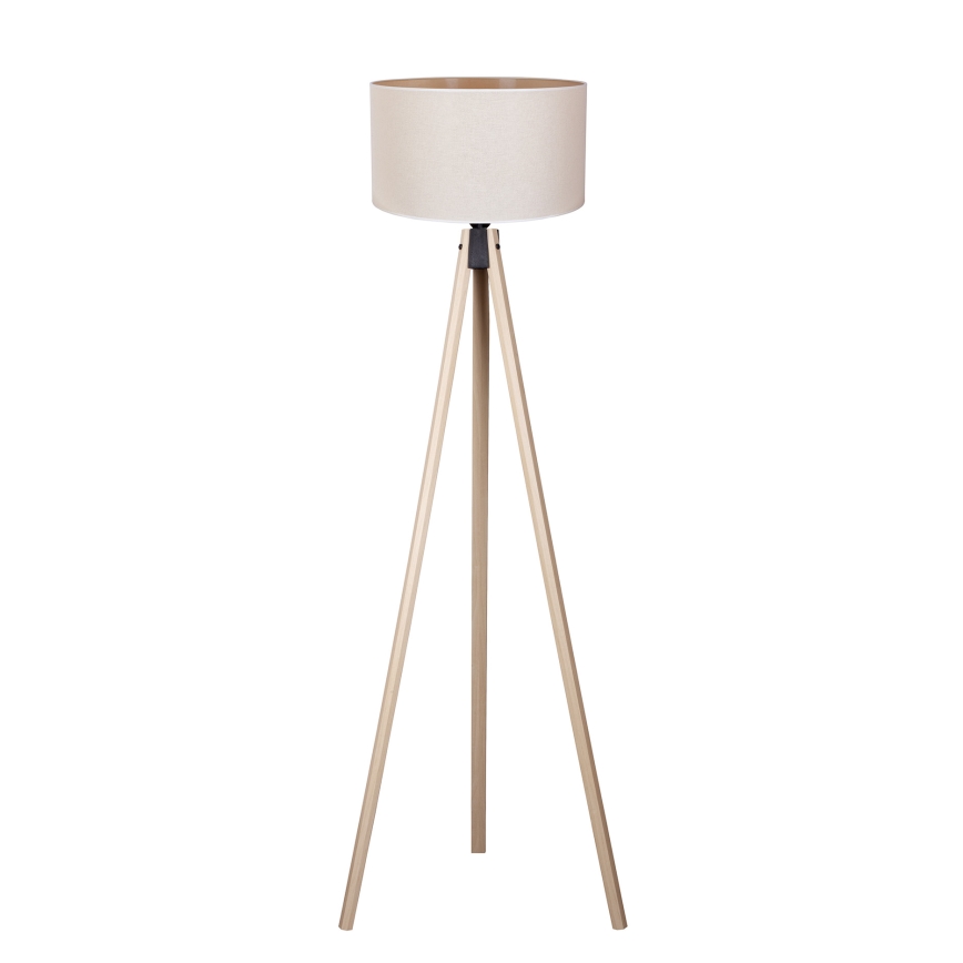 Duolla - Lámpara de pie 1xE27/60W/230V diá. 44 cm color crema/beige