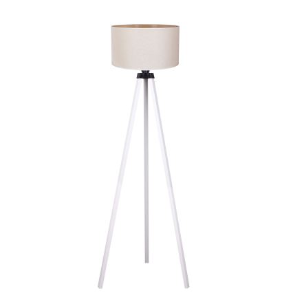Duolla - Lámpara de pie 1xE27/60W/230V diá. 44 cm color crema/blanco