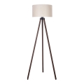 Duolla - Lámpara de pie 1xE27/60W/230V diá. 44 cm color crema/marrón