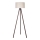 Duolla - Lámpara de pie 1xE27/60W/230V diá. 44 cm color crema/marrón