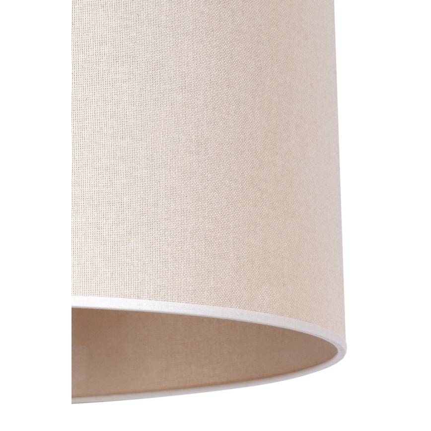 Duolla - Lámpara de pie 1xE27/60W/230V diá. 44 cm color crema/wenge