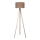 Duolla - Lámpara de pie 1xE27/60W/230V diá. 44 cm marrón/beige