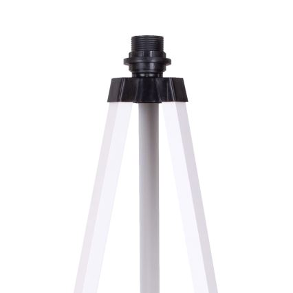 Duolla - Lámpara de pie 1xE27/60W/230V diá. 44 cm marrón/blanco