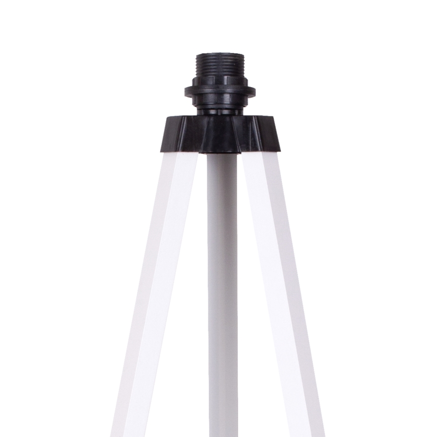 Duolla - Lámpara de pie 1xE27/60W/230V diá. 44 cm marrón/blanco