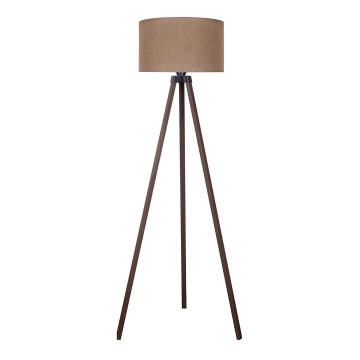 Duolla - Lámpara de pie 1xE27/60W/230V diá. 44 cm marrón