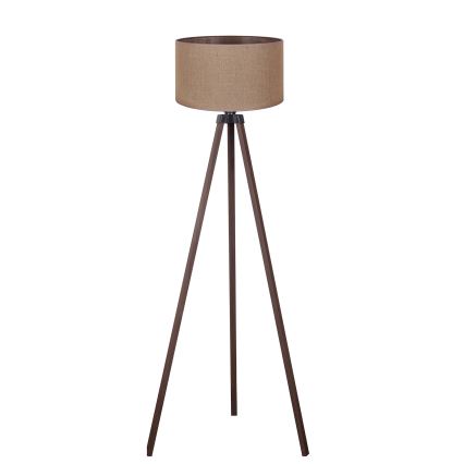 Duolla - Lámpara de pie 1xE27/60W/230V diá. 44 cm marrón