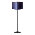 Duolla - Lámpara de pie CANNES 1xE27/15W/230V diá. 45 cm morada/cobre/negro
