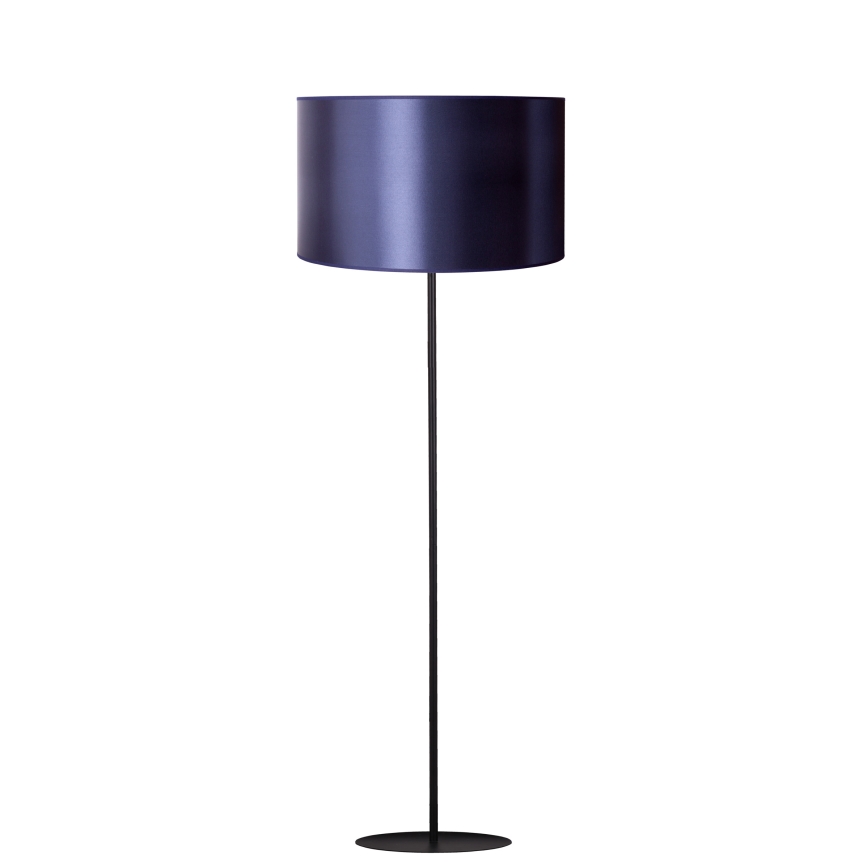 Duolla - Lámpara de pie CANNES 1xE27/15W/230V diá. 45 cm morada/cobre/negro