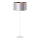 Duolla - Lámpara de pie CANNES 1xE27/15W/230V diá. 45 cm plata/cobre/blanco