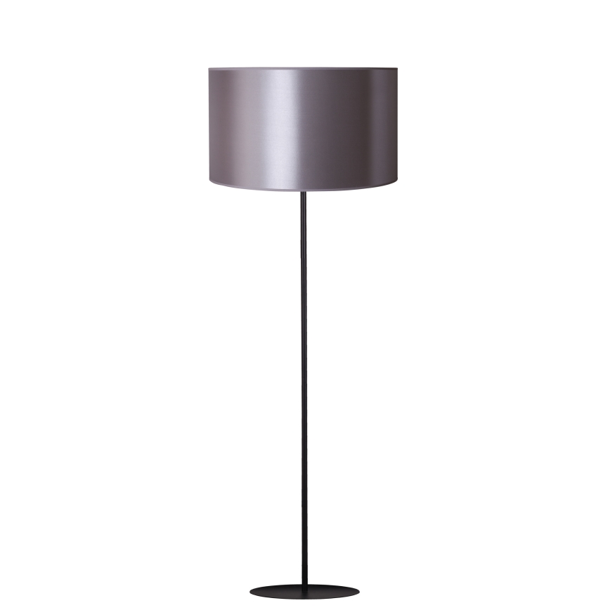 Duolla - Lámpara de pie CANNES 1xE27/15W/230V diá. 45 cm plata/cobre/negro