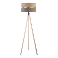 Duolla - Lámpara de pie DUO 1xE27/60W/230V diá. 44 cm beige/gris/beige