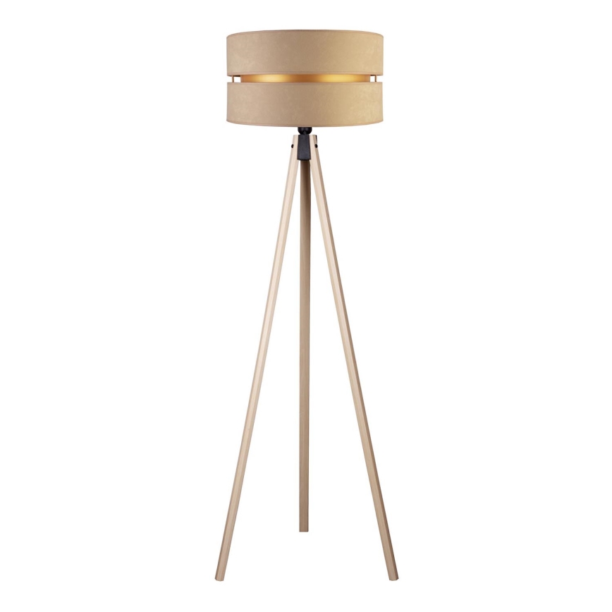 Duolla - Lámpara de pie DUO 1xE27/60W/230V diá. 44 cm beige