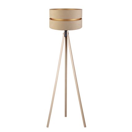 Duolla - Lámpara de pie DUO 1xE27/60W/230V diá. 44 cm beige